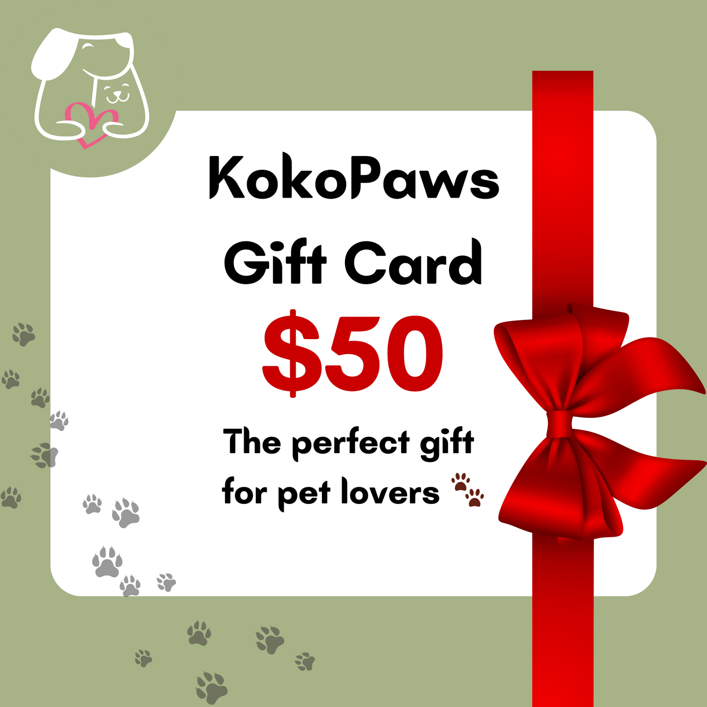 KokoPaws Gift Card