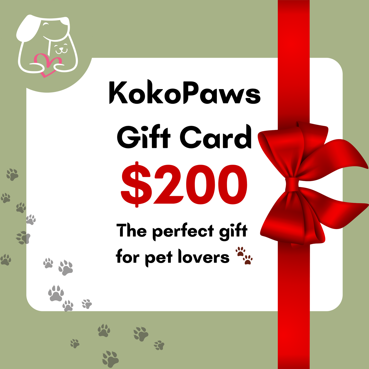 KokoPaws Gift Card