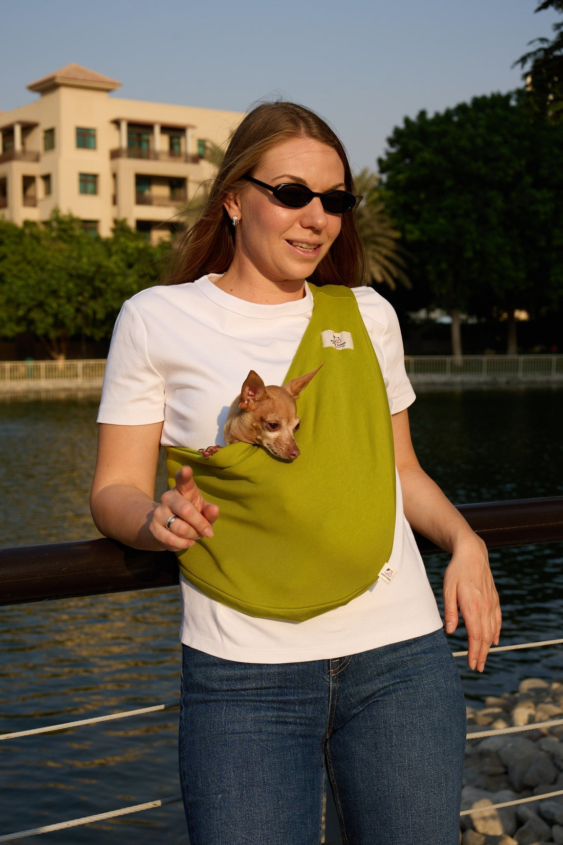 Lightweight Dog Sling for Small Dogs | Spring Summer Pet Carrier by kokopaws