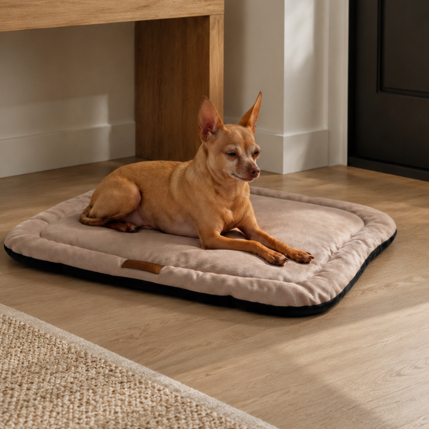 Taupe Fleece Pet Lover Sets – Hoodie, Sling, Blanket & Mat