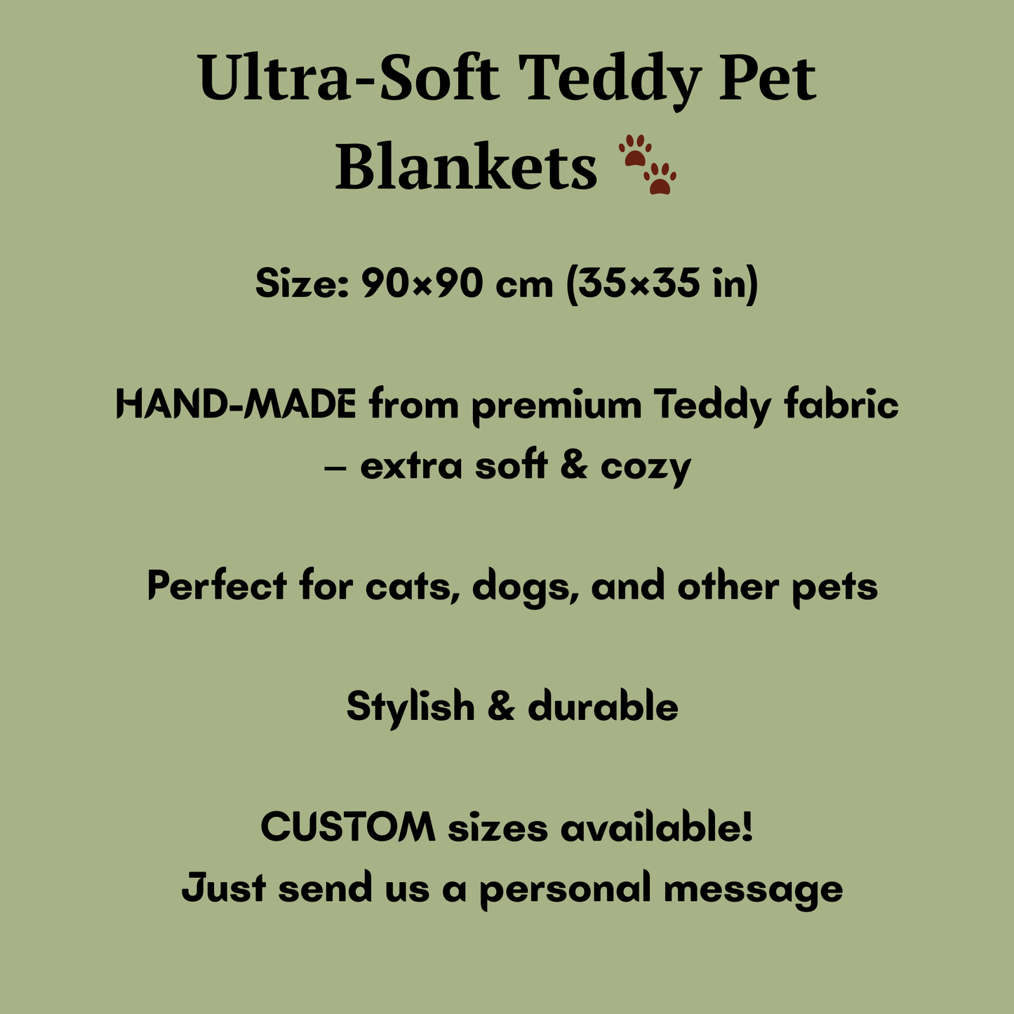 Teddy Pet Blanket