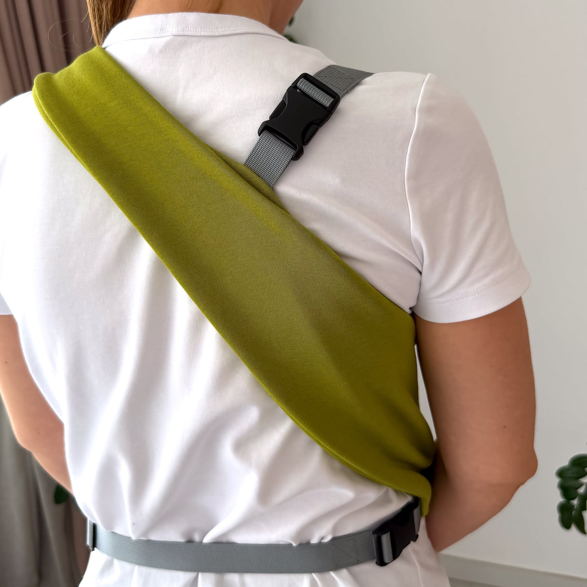 Pistachio Dual-Shoulder Security Sling for small dogs by KokoPaws.