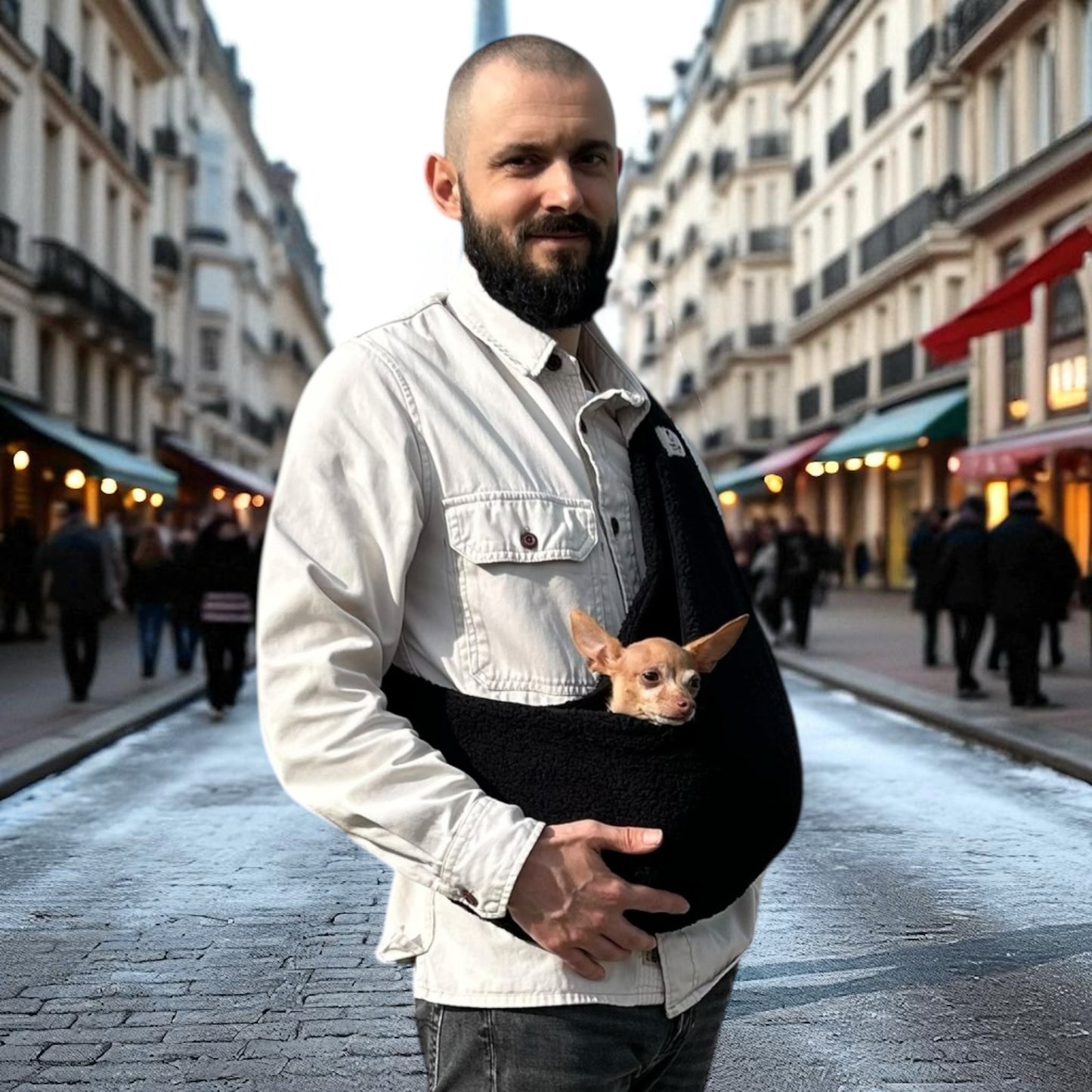 Teddy Pet Sling Carrier – 2-11 lbs / 1-5 kg (Autumn/Winter)