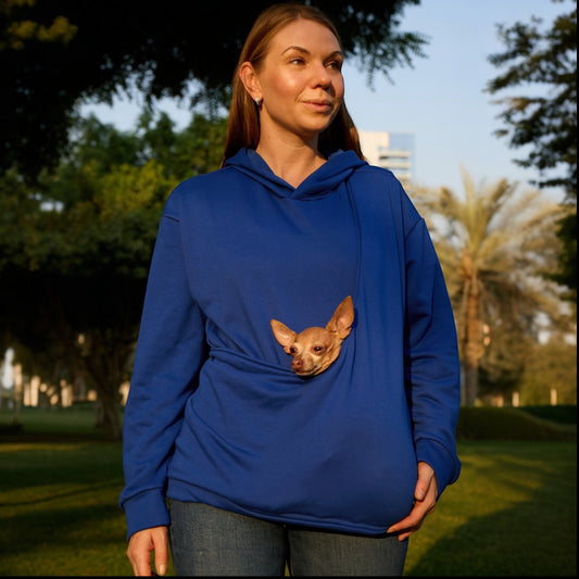 Leichter Känguru-Hoodie – Beige – Bis zu 5 kg (Frühling/Sommer)