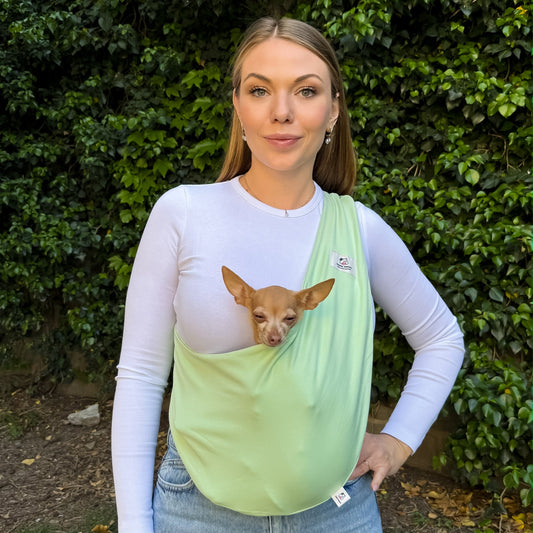 Lightweight Pet Sling Carrier – Mint - Up to 2-5.5 lbs / 1-2.5 kg (Summer)