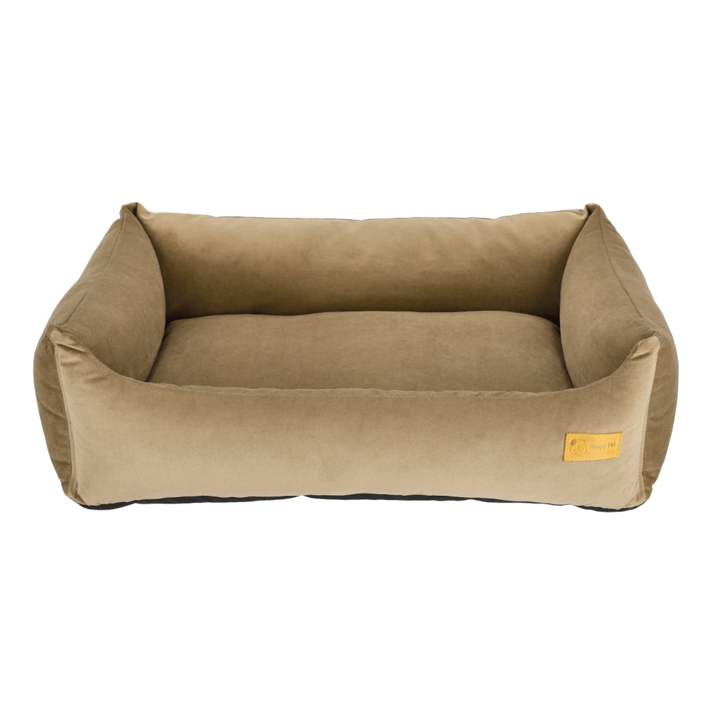 Basic Orthopedic Pet Bed - Brown Velour