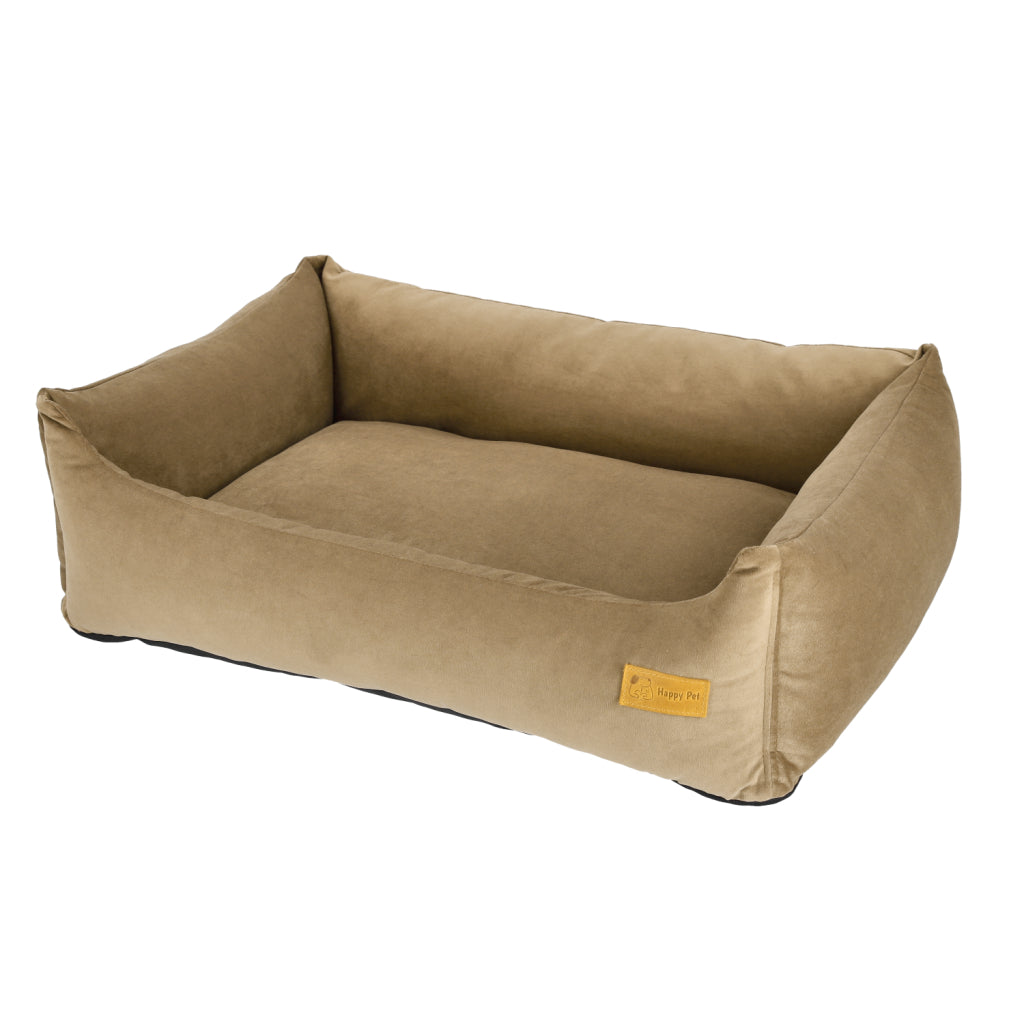 Basic Orthopedic Pet Bed - Brown Velour