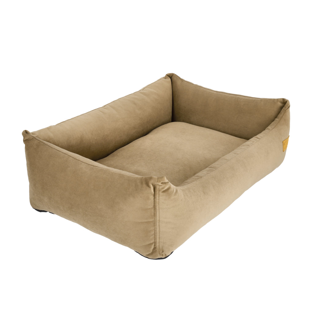 Basic Orthopedic Pet Bed - Brown Velour