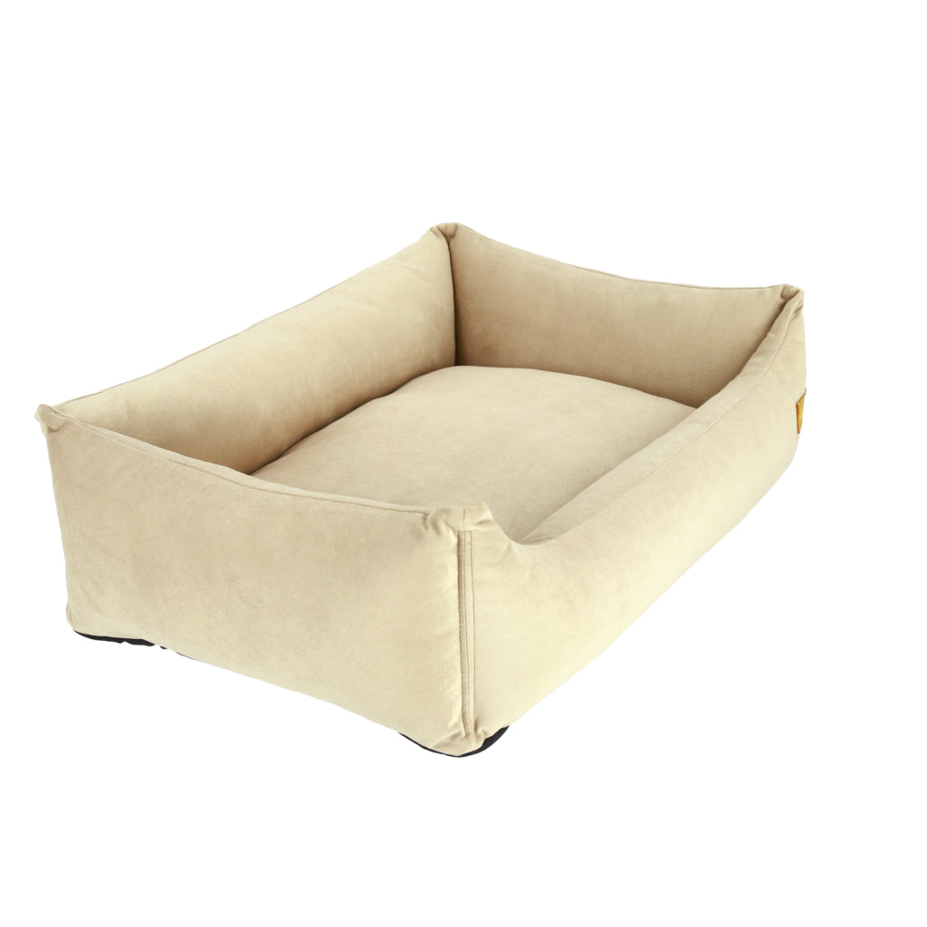 Basic Orthopedic Pet Bed - Beige Velour