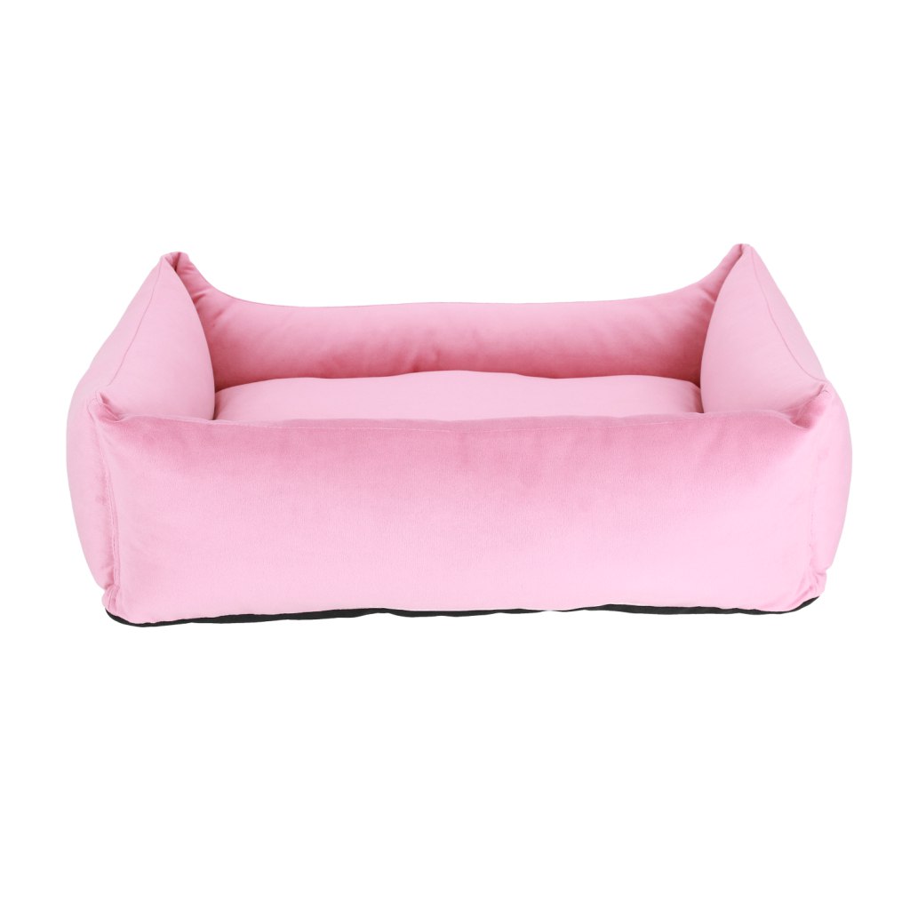 Basic Orthopedic Pet Bed - Pink Velour