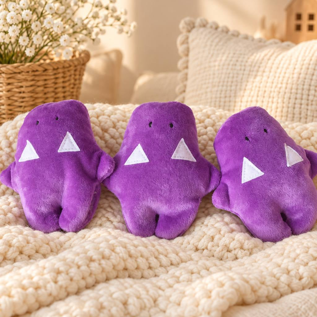 Handmade Plush Dog Toy – Soft Stuffed Monster Toy