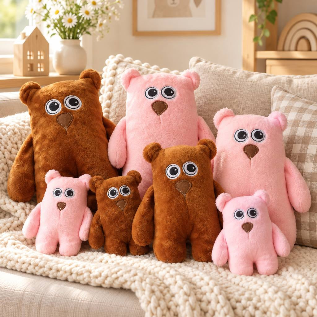 Handmade Plush Dog Toy – Soft Stuffed Bear Toy