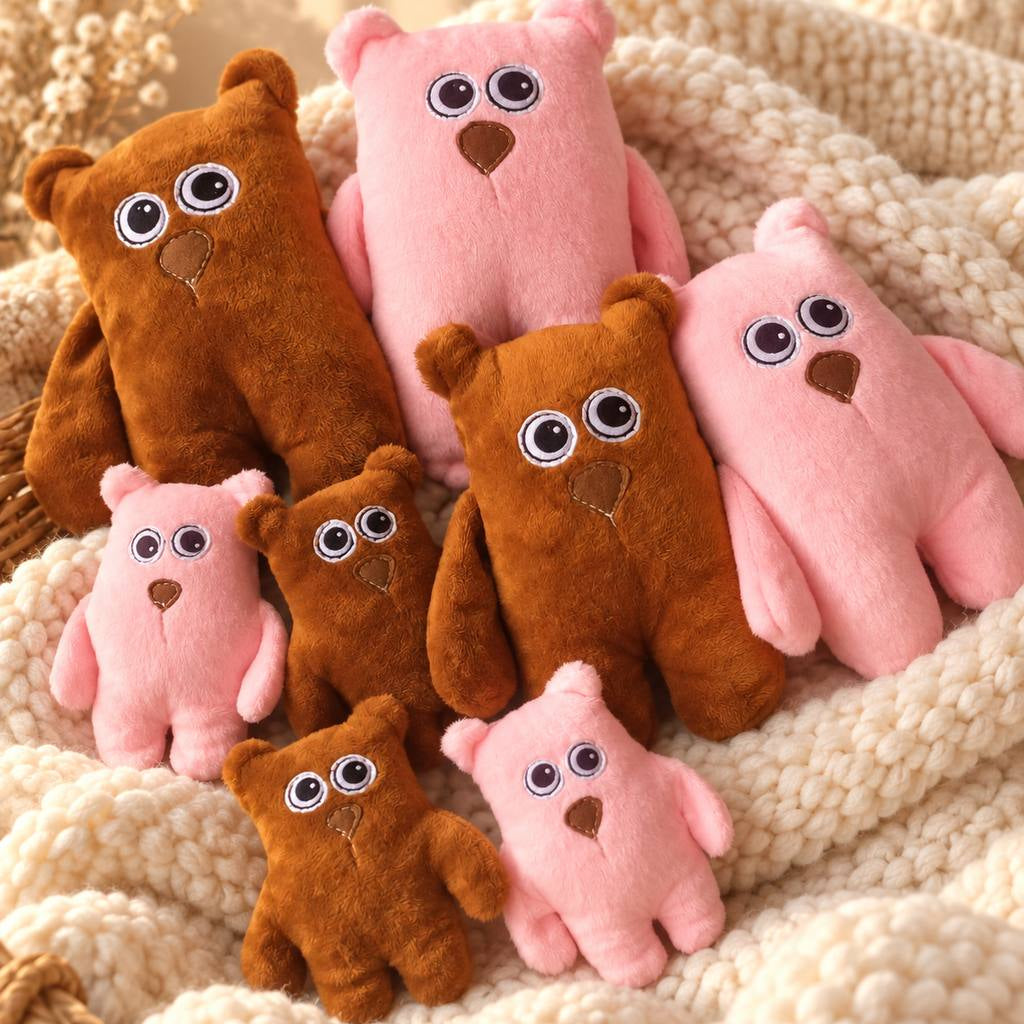 Handmade Plush Dog Toy – Soft Stuffed Bear Toy