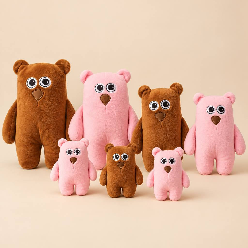Handmade Plush Dog Toy – Soft Stuffed Bear Toy